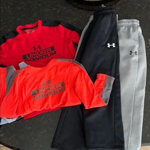 3 long sleeve shirts 2 pants